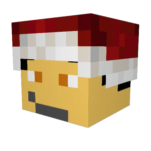 TransenBummser Minecraft avatar head, 3D render