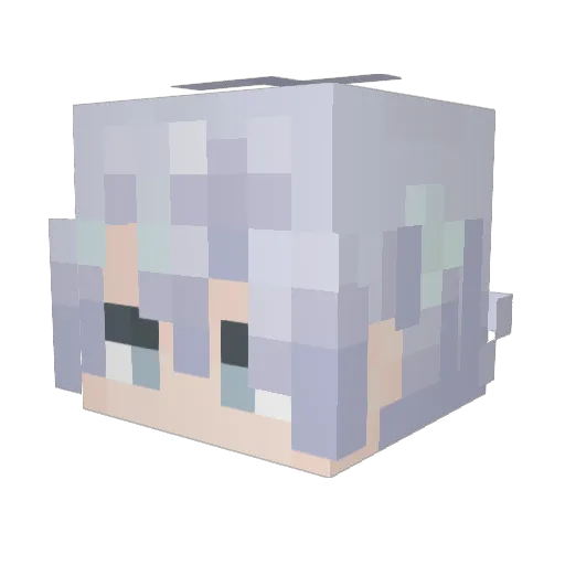 TranslatesGoogle Minecraft avatar head, 3D render