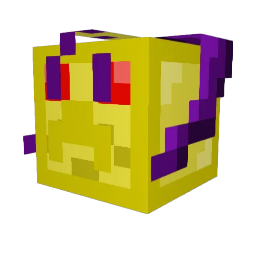 Tranzorro Minecraft avatar head, 3D render