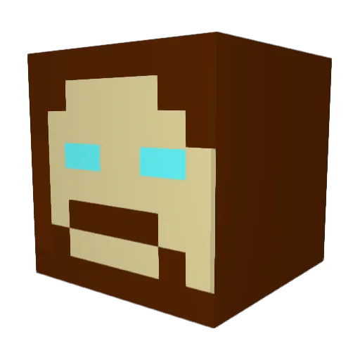 TrapHandlerx3 Minecraft avatar head, 3D render