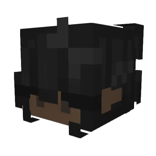 TrapIDK Minecraft avatar head, 3D render