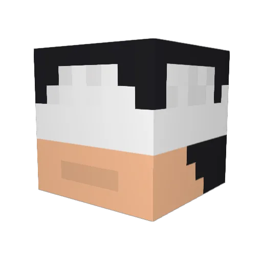 TrapKinglnc Minecraft avatar head, 3D render