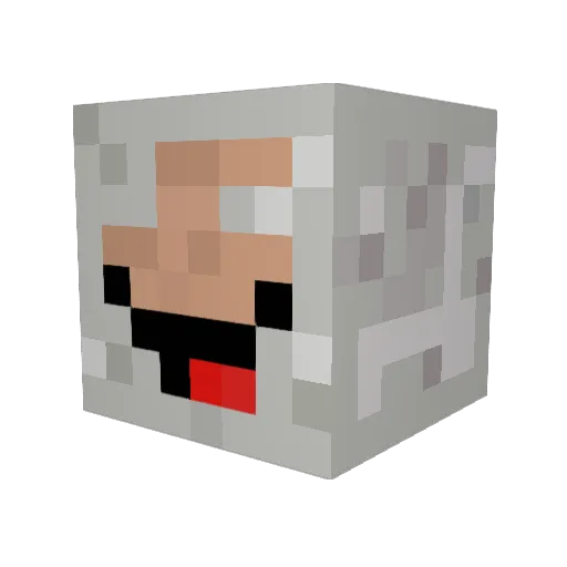 TrapLordShmuel Minecraft avatar head, 3D render