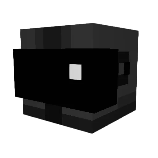 TrapRecon Minecraft avatar head, 3D render