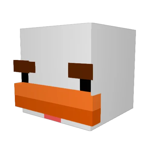 TrapShilen Minecraft avatar head, 3D render