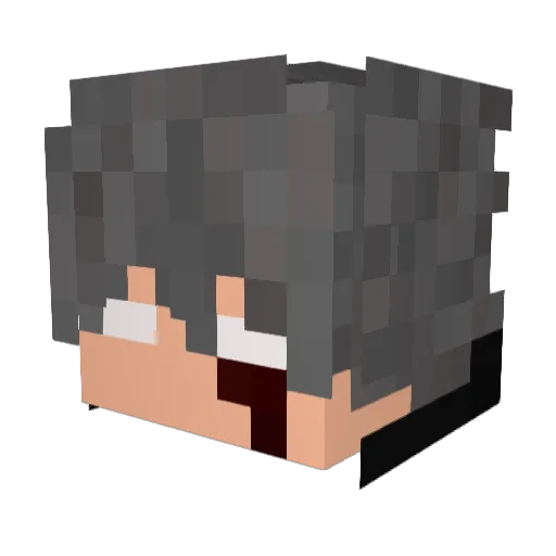 TrapSkills Minecraft avatar head, 3D render