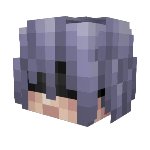 Trapiinzo Minecraft avatar head, 3D render