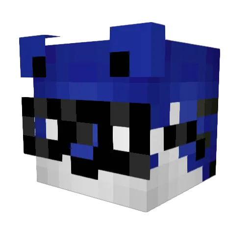 TraqqingXavier Minecraft avatar head, 3D render