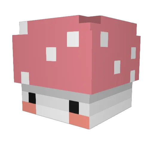 TrashBoatt Minecraft avatar head, 3D render