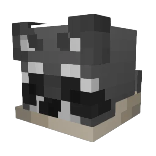 TrashCan2923 Minecraft avatar head, 3D render