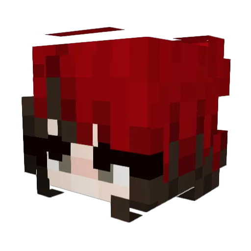 TrashFroggy Minecraft avatar head, 3D render