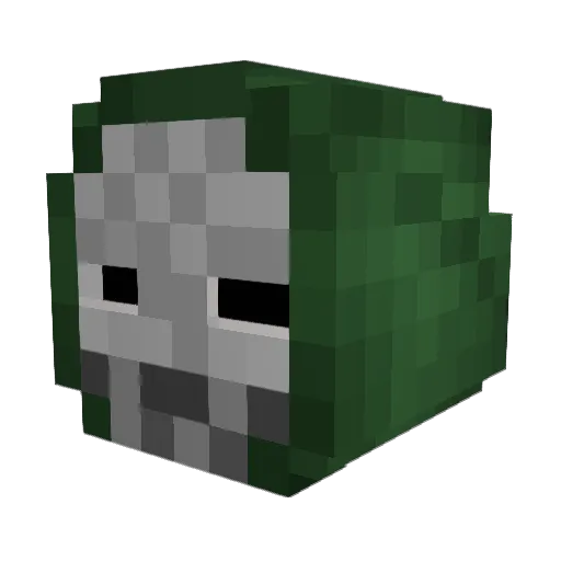 TrashMaster1242 Minecraft avatar head, 3D render