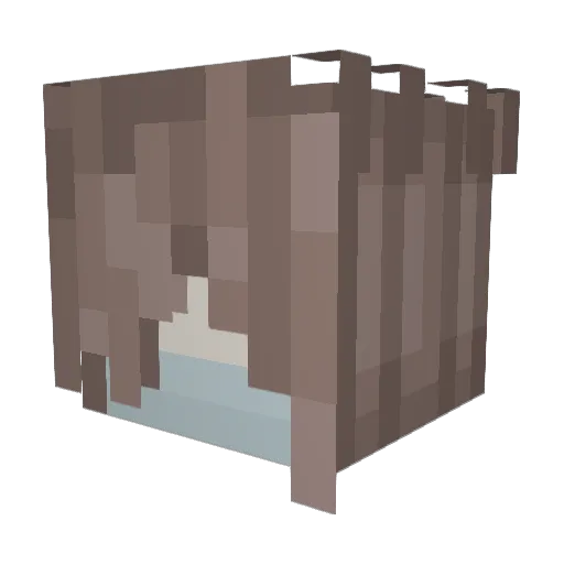 TrashMastrr Minecraft avatar head, 3D render