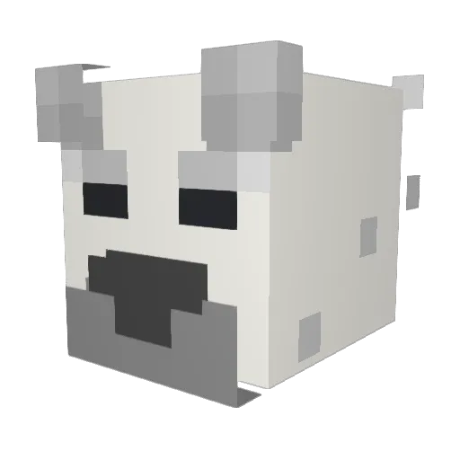 TrashRatMikie Minecraft avatar head, 3D render