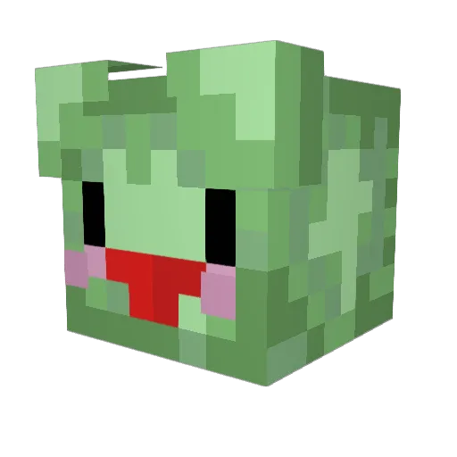 Trash_06 Minecraft avatar head, 3D render
