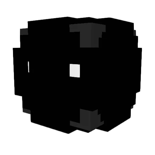 Trash_Ken Minecraft avatar head, 3D render