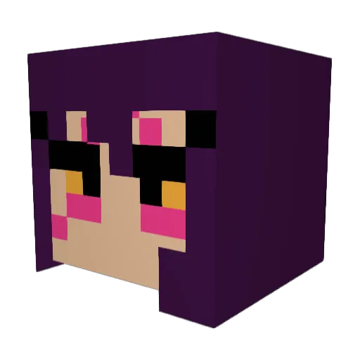 Trash_Mammals Minecraft avatar head, 3D render