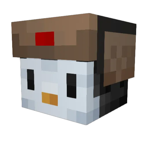 Trash_Man_Cometh Minecraft avatar head, 3D render