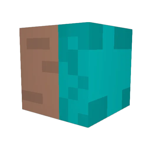 Trashburger Minecraft avatar head, 3D render