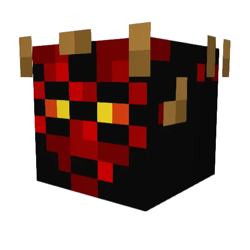 Trashy420 Minecraft avatar head, 3D render