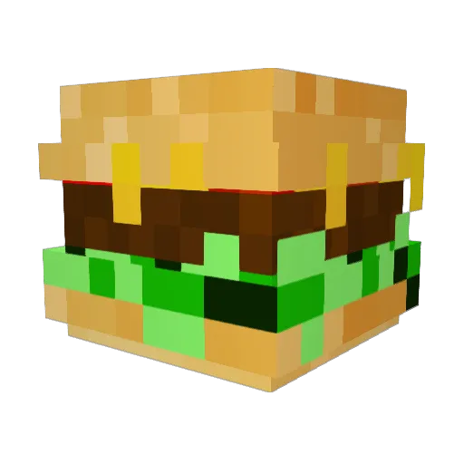 Trassam Minecraft avatar head, 3D render
