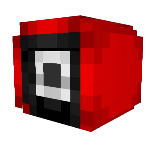 TraubeHD Minecraft avatar head, 3D render