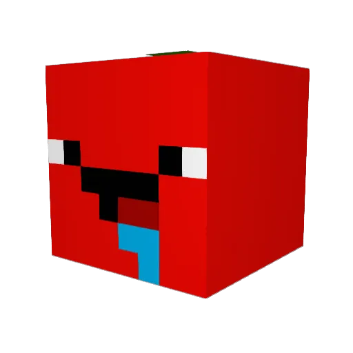 Traube_Minze Minecraft avatar head, 3D render