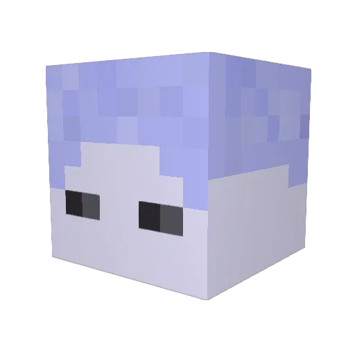 Trauminator97 Minecraft avatar head, 3D render