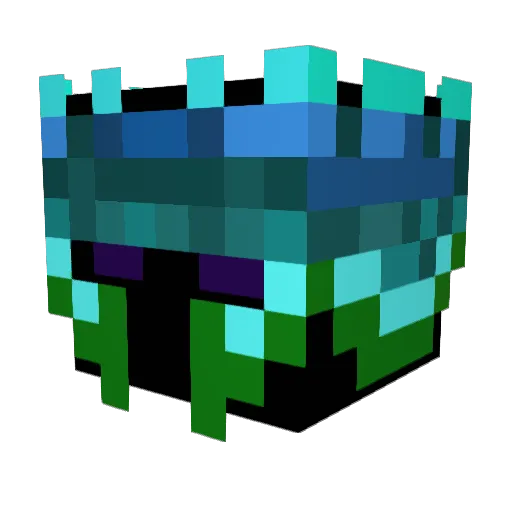 TravelGuide27 Minecraft avatar head, 3D render
