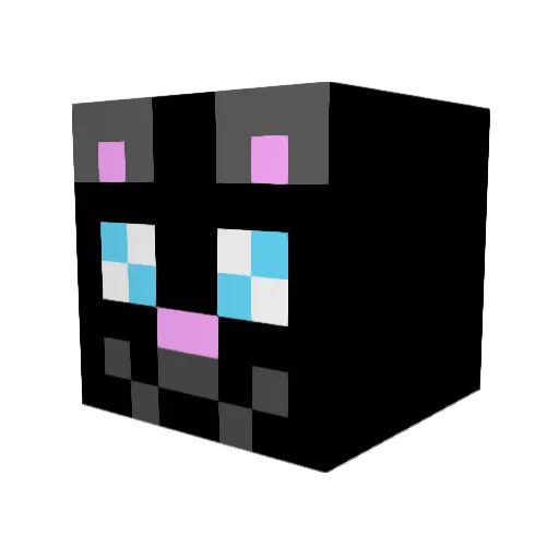 TravelWinston Minecraft avatar head, 3D render