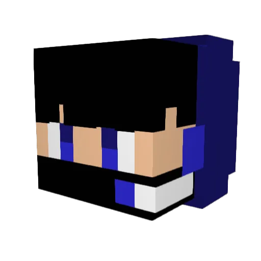 Traveler2875393 Minecraft avatar head, 3D render