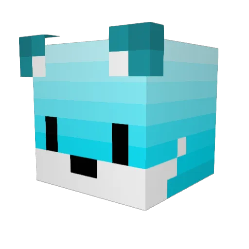 Traveler_min Minecraft avatar head, 3D render