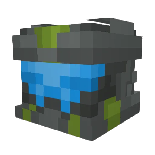 Traveller2 Minecraft avatar head, 3D render
