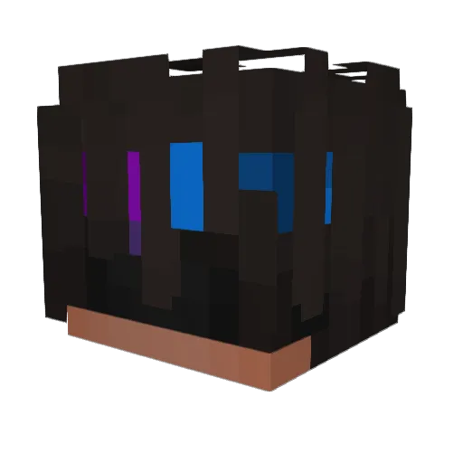 Traventhade Minecraft avatar head, 3D render