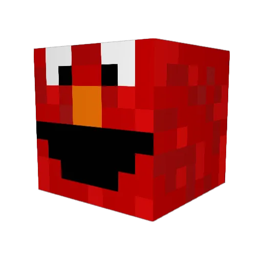 TravisHamy Minecraft avatar head, 3D render
