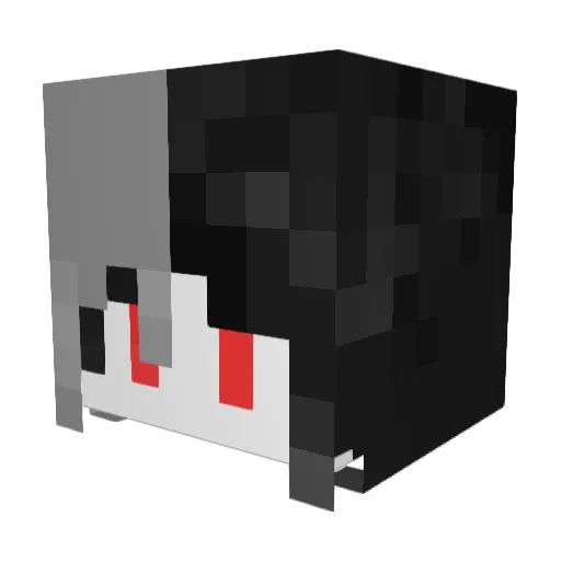 TravisIan Minecraft avatar head, 3D render