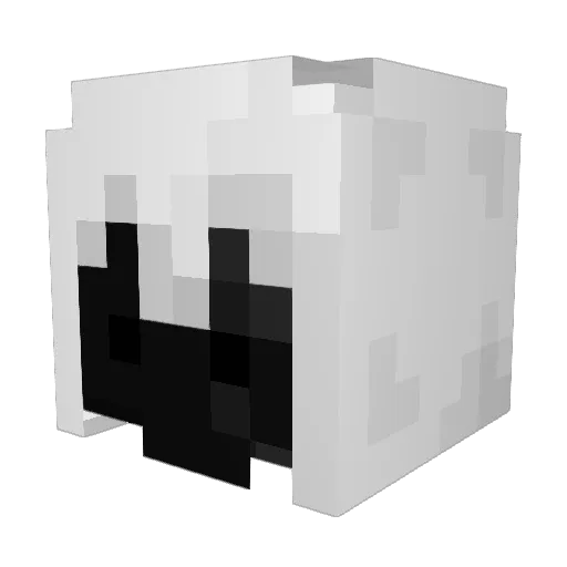 TravisML Minecraft avatar head, 3D render