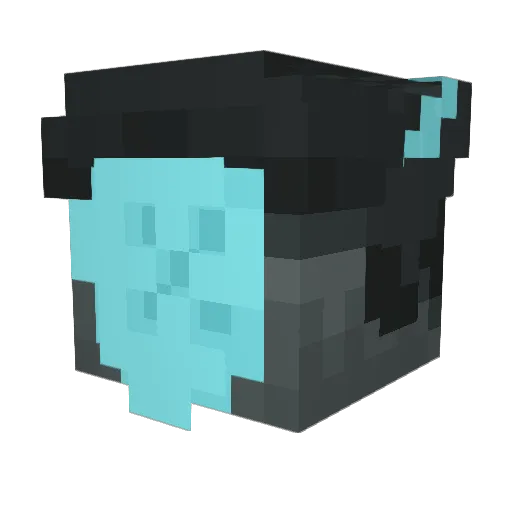 Travise Minecraft avatar head, 3D render