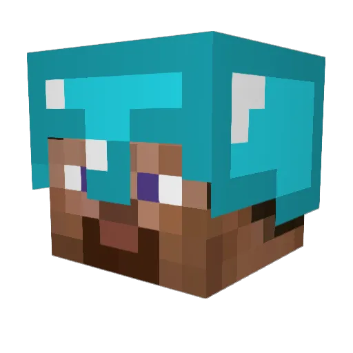 Travisimo1324 Minecraft avatar head, 3D render