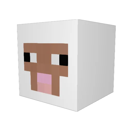 Travka65 Minecraft avatar head, 3D render