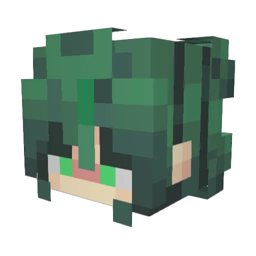 Travman2703 Minecraft avatar head, 3D render