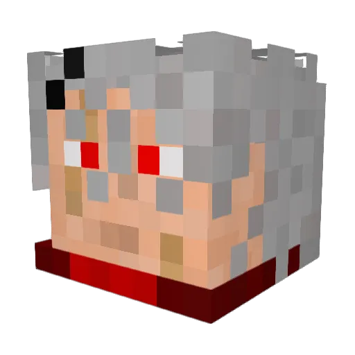 TravorTH Minecraft avatar head, 3D render