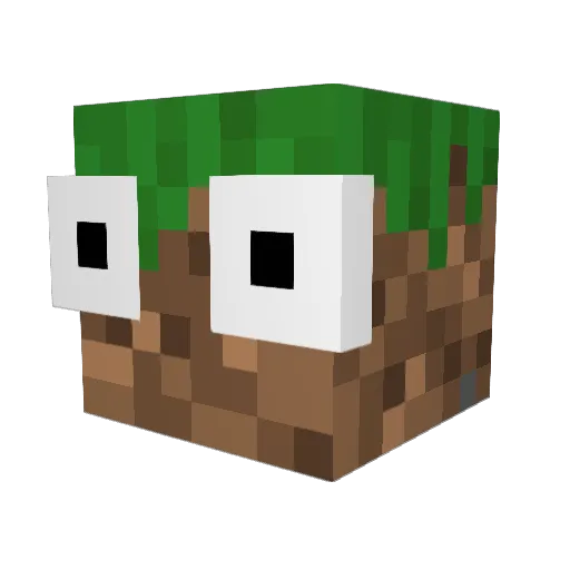 Travvy22 Minecraft avatar head, 3D render