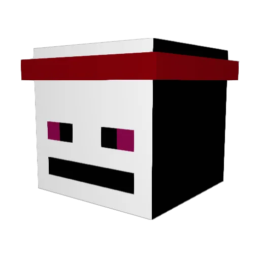 Trawnik Minecraft avatar head, 3D render