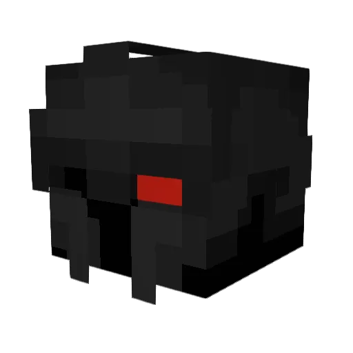 Trax44 Minecraft avatar head, 3D render