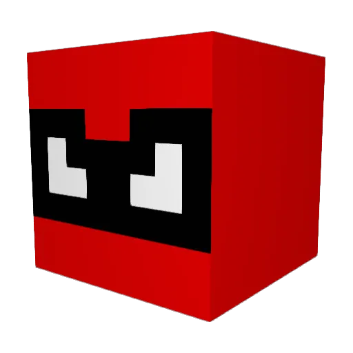 TraxPlaysYT Minecraft avatar head, 3D render