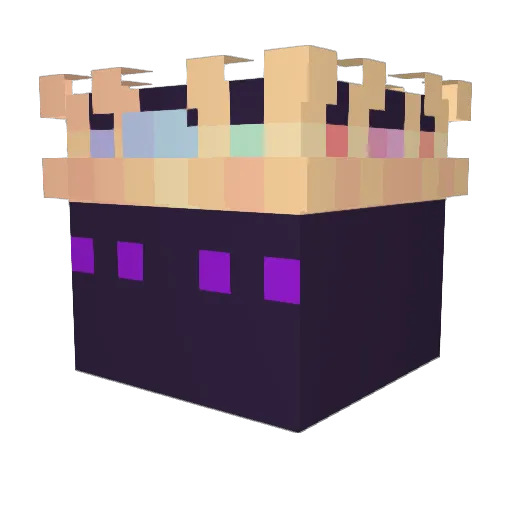 Trayte12 Minecraft avatar head, 3D render