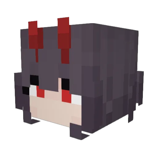 Trazbox Minecraft avatar head, 3D render