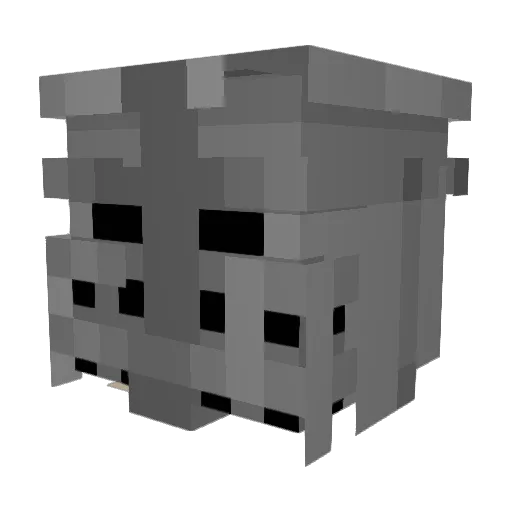 Trbovlje Minecraft avatar head, 3D render