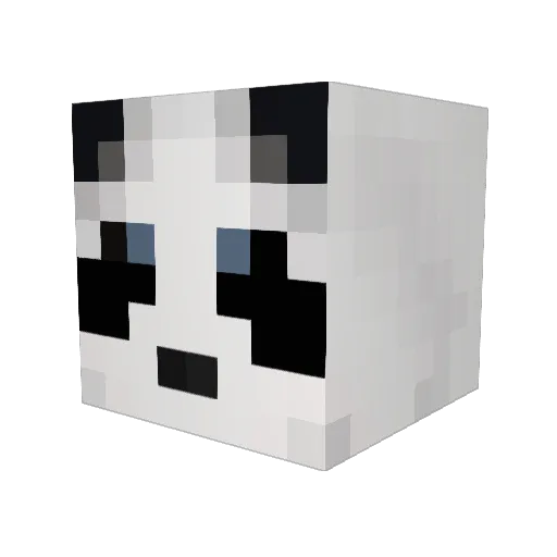 TreHjulingLars Minecraft avatar head, 3D render